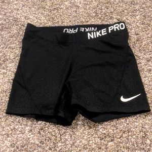 Nike pro dri-fit spandex shorts size medium